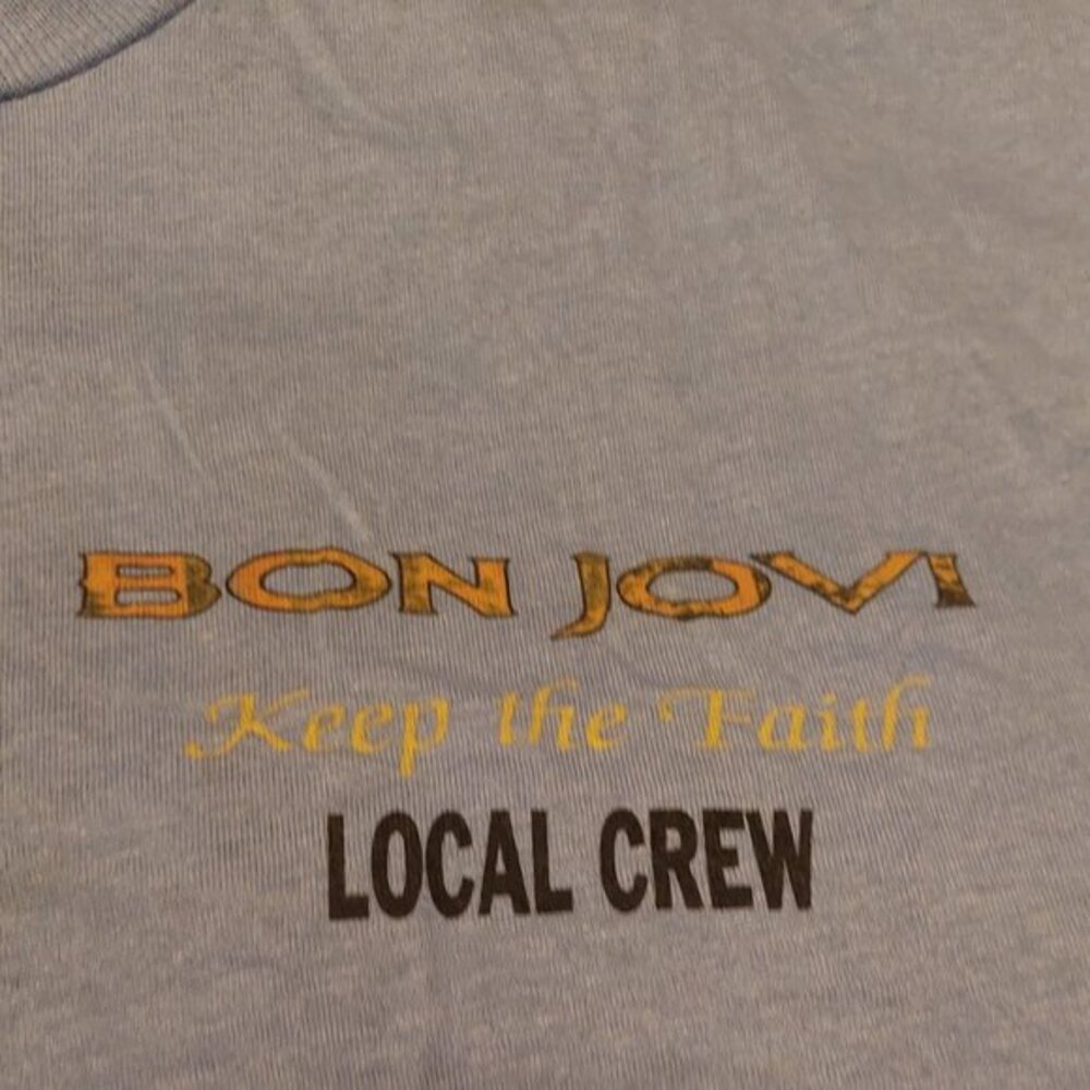 *SOLD* Bon Jovi Local Crew Concert Shirt *SOLD*
